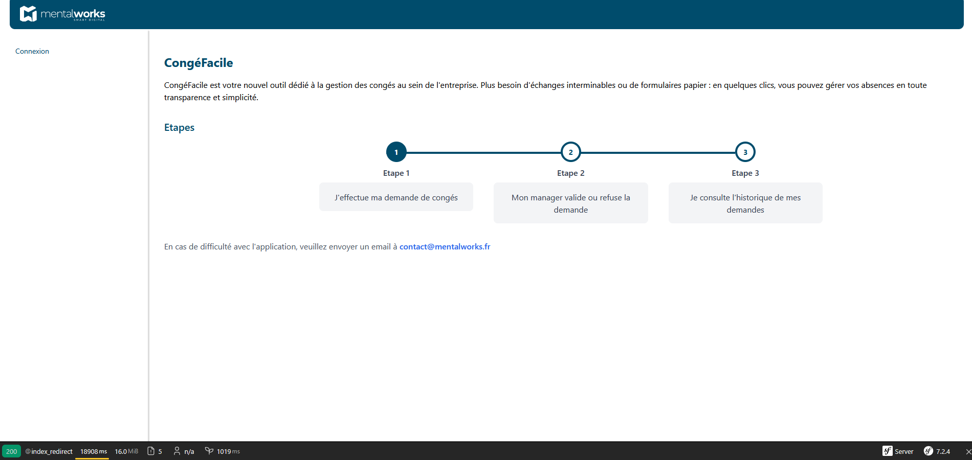 screenshot of the project