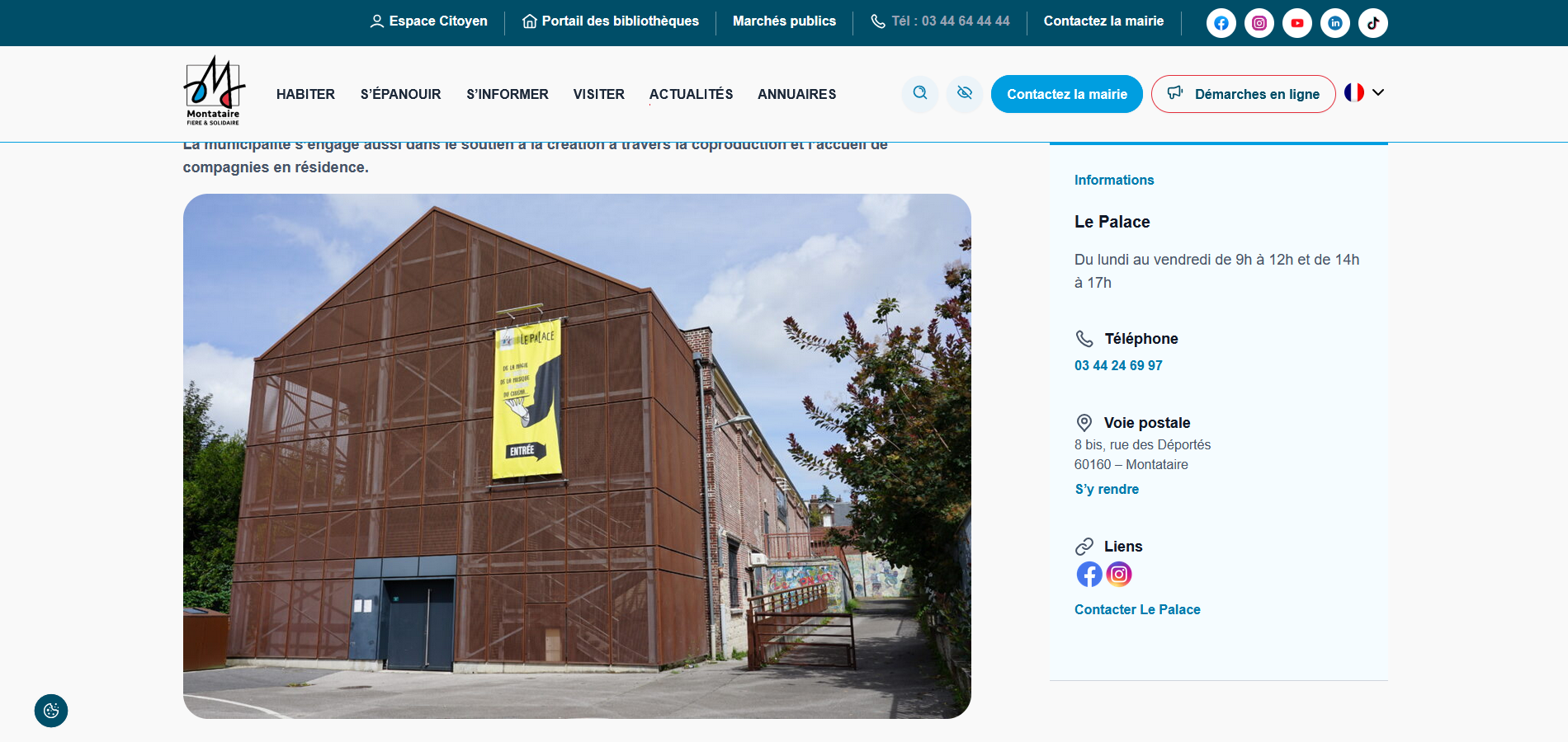 screenshot of the project